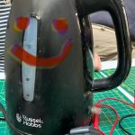 Russel Hobbs kettle with smiley face
